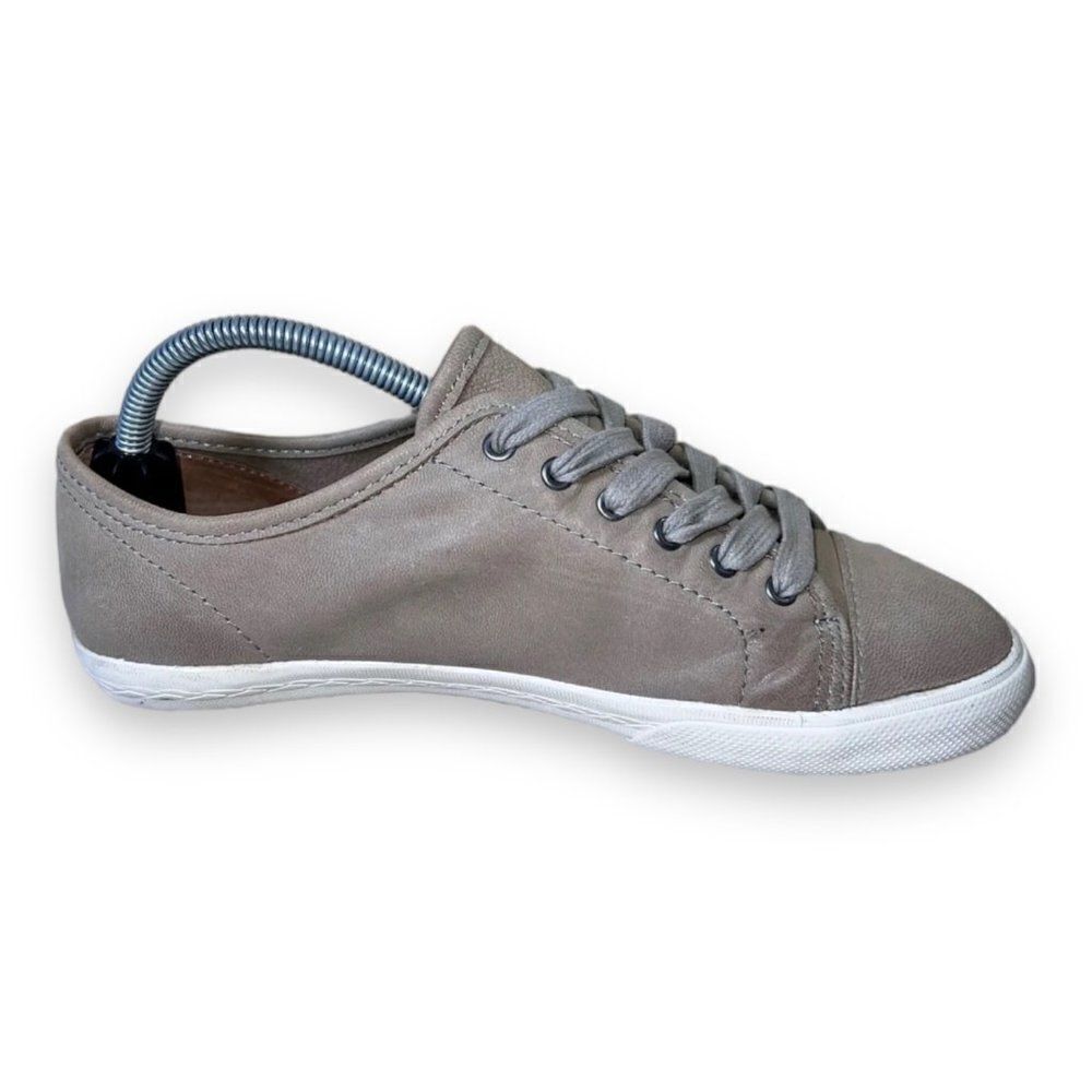 Frye Peggy Low Lace Up Casual Sneakers Taupe Women's 6.5 - Picture 7 of 11